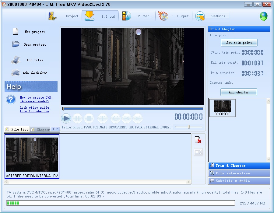 mkv editor freeware