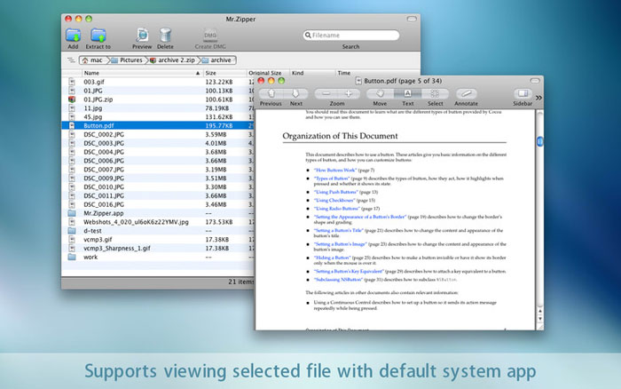 zip file for Mac