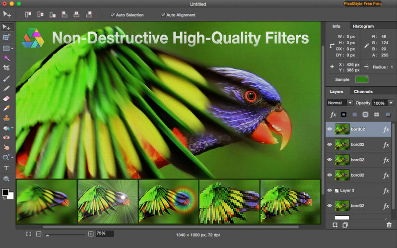 Tutorials Of Pixelstyle Photo Editor For Mac