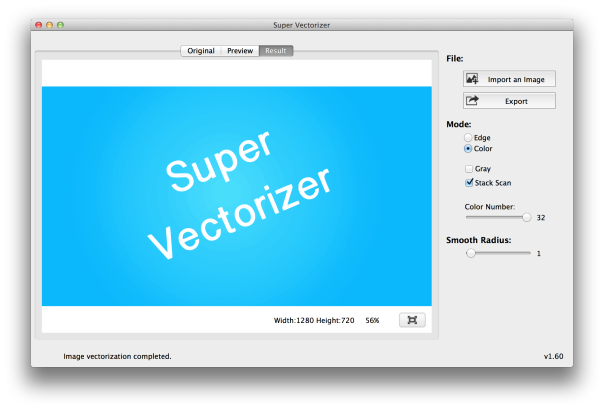 Vectorize Bitmap Images on Mac