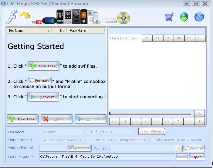 Windows 7 E.M. Magic Swf2Avi 6.8 full