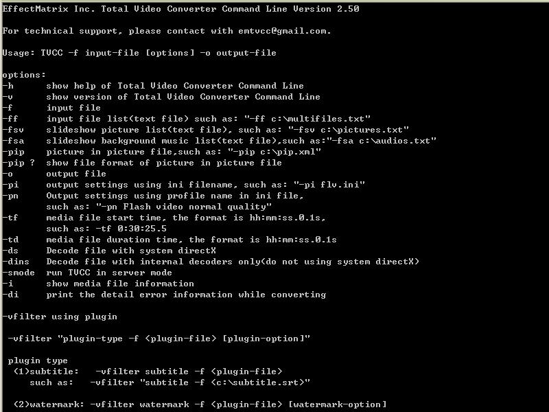 Convert any video or audio via command line on Windows or Linux(via Wine) server