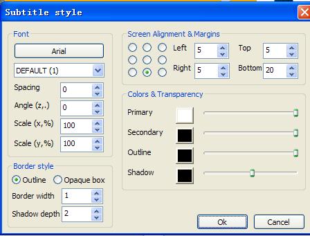 Adding subtitles(SRT, ASS, SSA) to MP4 movie