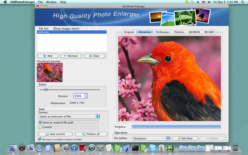 Super Photo Upscaler - Waifu2x for Mac

