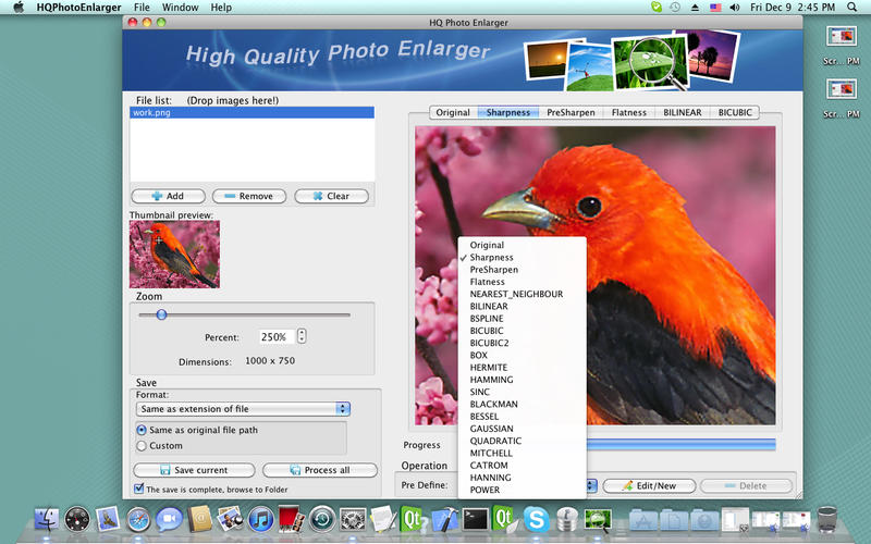 Super Photo Upscaler - Waifu2x for Mac

