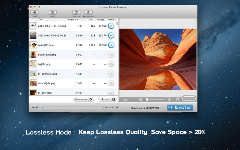 Lossless reduce photo size for mac