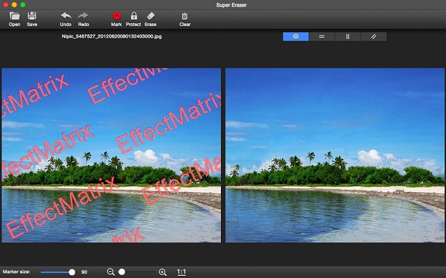 how to remove watermarks from pictures mac