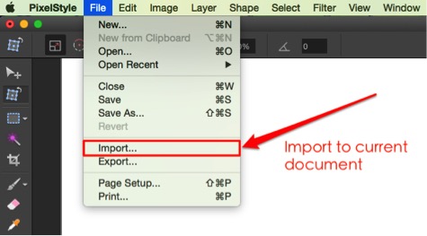 import image to mac photo editor
