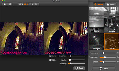 Super Denoising Noise Reduction Software for Mac