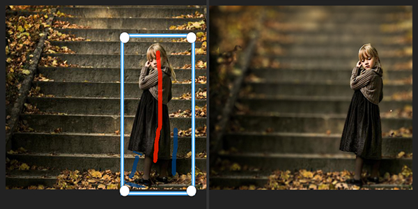 blur background of photos for Mac