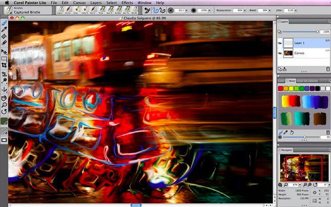 Corel Painter Mac Paint program